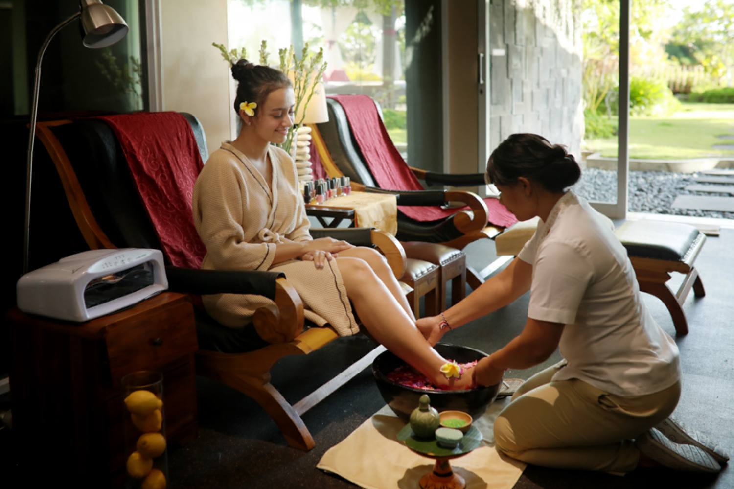 Mani & Pedi (with polish)